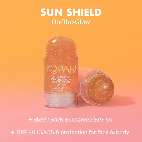 Sun Shield Bundled with On-the-Glow Gold Rose Gold Shimmer