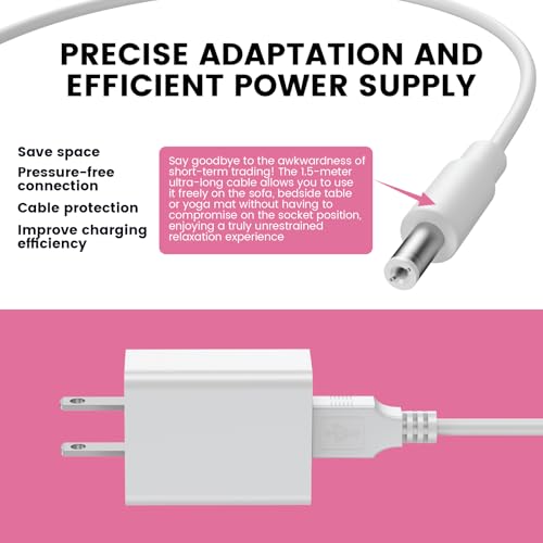 Dermaplaning Tool Charger Cord Compatible with Michael Todd Beauty Sonicsmooth Sonicsmooth Pro+ Dermaplane for Women Face Replacement Battery Power Supply Adapter