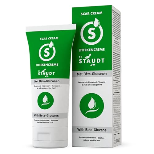 STAUDT Premium Scar Cream - 100 ml Value Size - Advanced Formula with Vitamin E, Honey, Hyaluronic Acid & Silicone - Intensive Healing of Old & New Scars, Surgical, Acne, Burns, Stretch Marks, Eczema