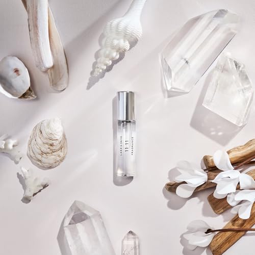 Lake & Skye 11 11 Fragrance Oil Rollerball - Clean Skin Musk, Sheer, Uplifting Scent, Amber, Vegan - 0.33 fl oz (10mL)