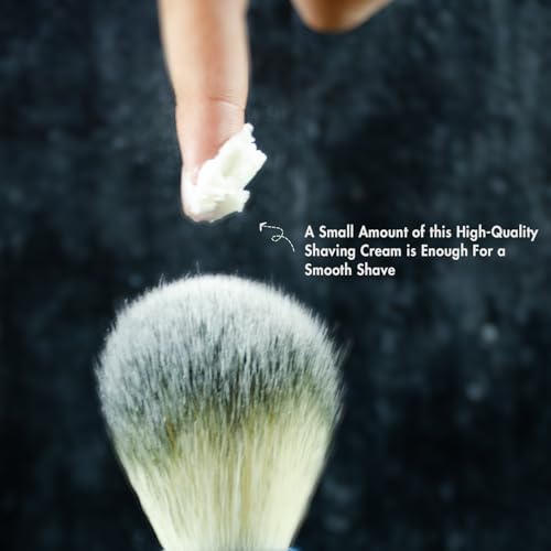 Sandalwood Shaving Cream for Men & Women ? Rich Lather for Sensitive Skin, Razor Burn Relief, Hydrating Wet Shave Cream for Safety Razor & Cartridge | 3.3 oz