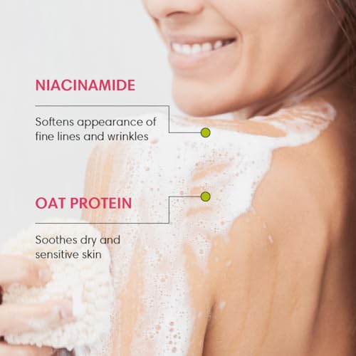 ShiKai Very Clean Body Wash (Juicy Watermelon, 12 oz) | Hydrating Gel Cleanser for Dry Skin | With Niacinamide, Oat Protein, Vitamins C & E