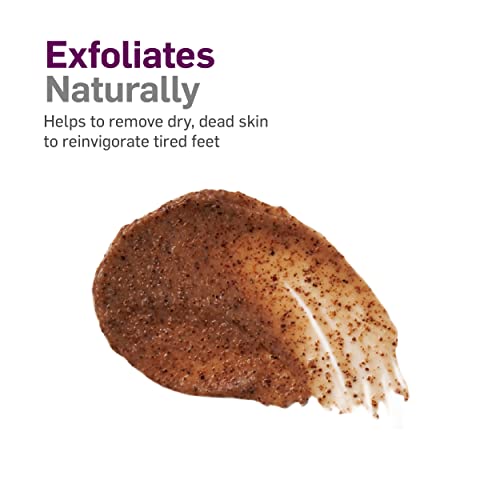 NatraCure Exfoliating Foot Scrub for Pedicures ? Foot Exfoliator for Rough Feet, Dry Feet and Crusty Feet Treatment ? Pedi Scrub Foot Softener & Smoother ? Foot Soap Tea Tree Oil Foot Wash ? 4 oz