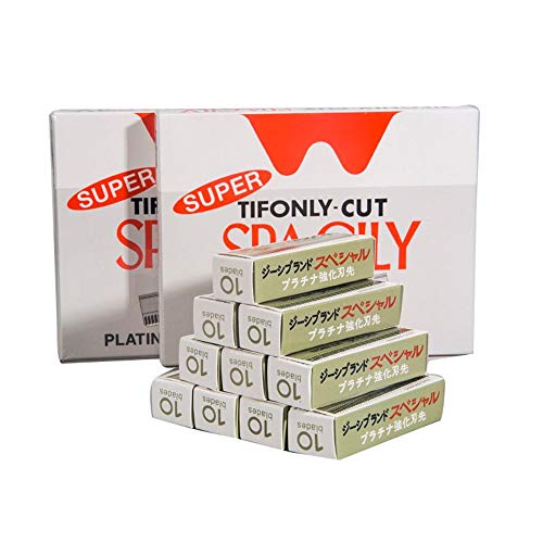 100pcs Safety Razor Blades, Single Edge Barber Razor for Men and Women