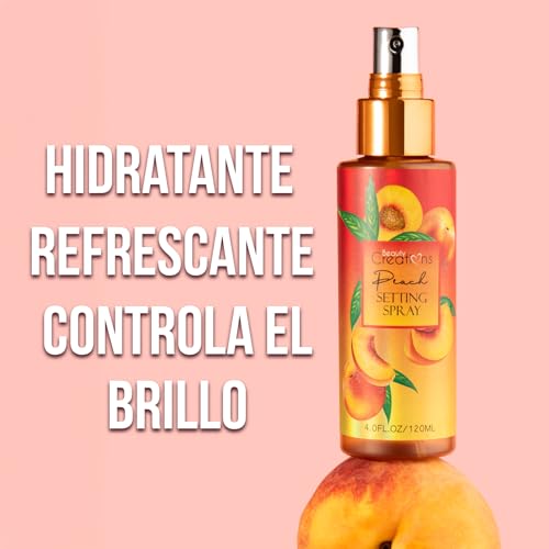 Beauty Creations Hydrating Peach Setting Spray for All Skin Types, 4 Fl Oz