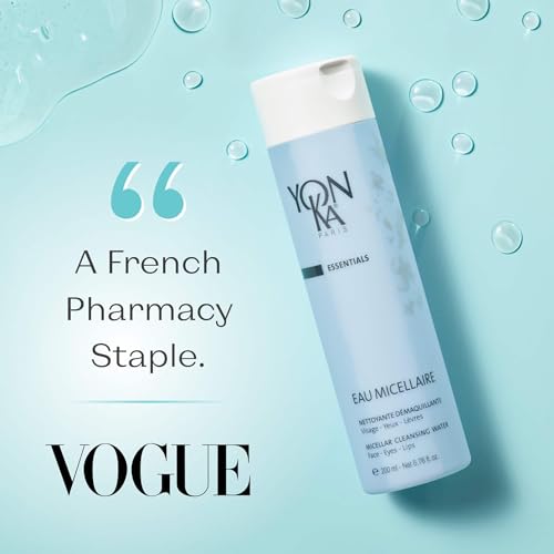 Yon-Ka Eau Micellaire Micellar Water and Cleansing Makeup Remover Gentle Face Wash with to Remove Impurities Hydrate Paraben-Free