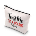 Generic WCGXKO Future Doctor Gift MD Gift Trust Me I¡¯m Almost A Doctor Zipper Pouch Makeup Bag for Doctor Graduation (Almost A Doctor)