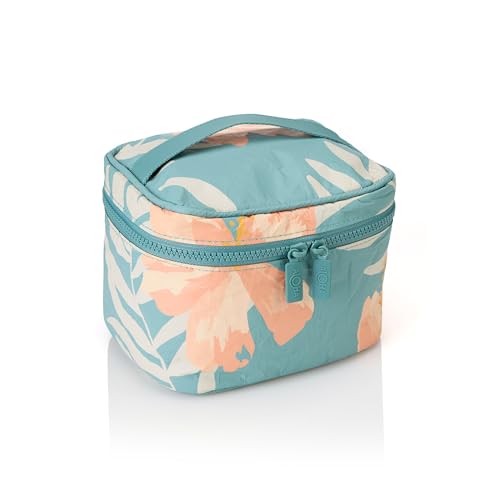 ALOHA Collection Cabin Crew Kit | Lightweight, Packable, and Splash-Proof Makeup Pouch | Easy to Clean (Pink Salt/Tide)