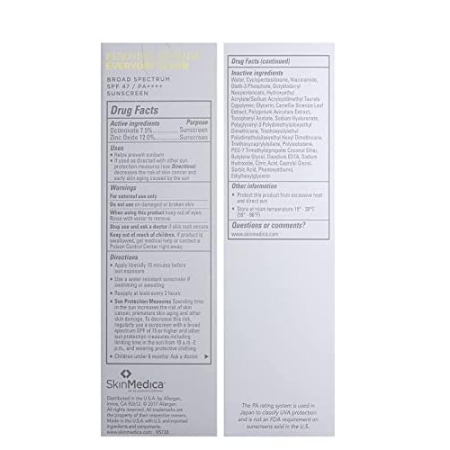 SkinMedica Essential Defense Mineral Shield SPF Sunscreen for Face. This Lightweight, Facial Sunscreen is Ideal for Oily and/or Combination Skin, 1.85 Oz