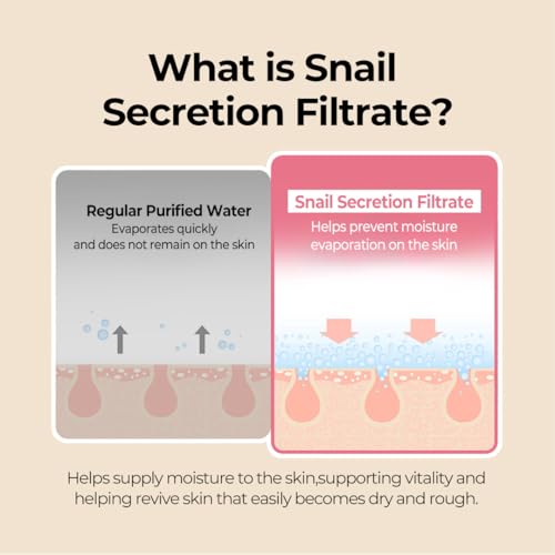 Intensive Snail Cream with Collagen for Dry, Sensitive Skin, Hydrating & Firming Moisturizer, Barrier Support Cream, Korean Skincare 2.02 fl oz