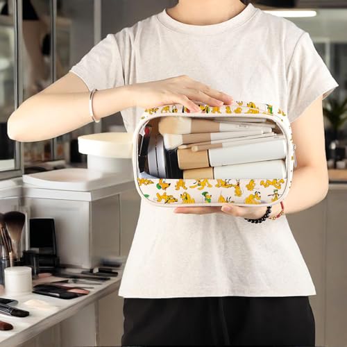 WZMPA Funny Dog Cosmetic Bag Dog Lover Gifts Let The Magic Bloom Makeup Zipper Pouch Bag Cartoon Movie Merchandise (Plu -Bloom 2-CMB)