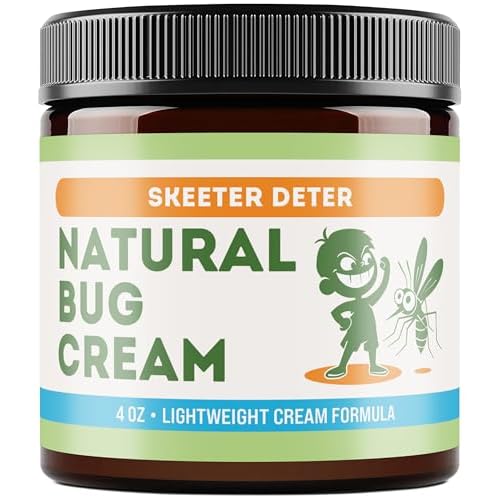Magnum Solace Natural Bug Cream - No Spray Formula, Made with Plant Essential Oils, Safe for Kids