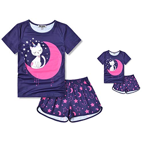 Matching Dolls & Girls Pajamas Unicorn Pjs Set Kids America Girl Dolls Clothes ¡¦