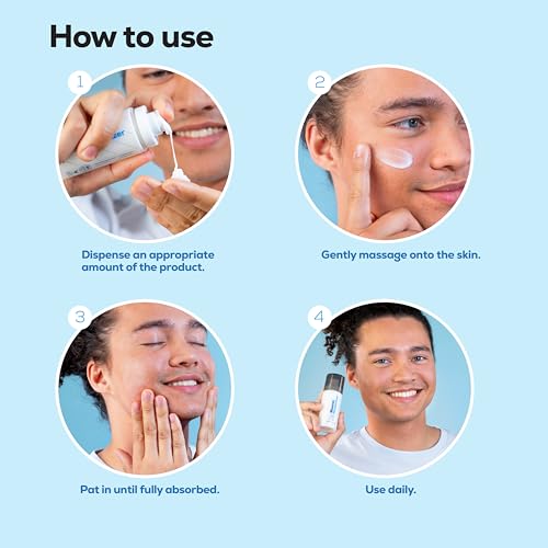 Hanhoo Men¡¯s Blemish Moisturizer, 2.02 Fl. Oz., with Bamboo, Hyaluronic Acid, and Green Tea, Non-greasy Daily Facial Moisturizer, Post-Shave Care, For Acne-Prone Skin, Korean Skincare