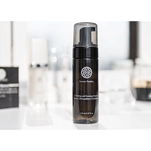 Forever Flawless Exfoliating and Foaming Face Cleanser and Makeup Remover with 100% Natural Diamond Powder, Deep Clean for Women and Mens Pores FF17, (150 ml)