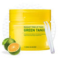 Green Tangerine Radiant Tone Up Pads ? Korean Toner Pads with Niacinamide, Centella Asiatica & Vitamin C, Dark Spot Corrector, Tone-Up & Hydrating Face Toner 50 Pad