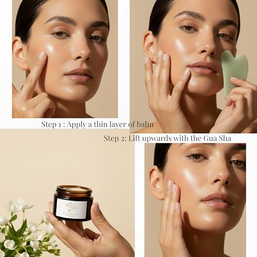 Grass-Fed Beef Tallow Balm & Gua Sha Set ? Nourishing Tallow Moisturizer for Face, Body & Hands ? Natural Skincare