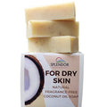Natural Face & Body Bar Soap ? Handmade, Vegan, Cold-Process, Unscented, Gentle Soap with Aloe & Calendula ? Fragrance-Free, Sensitive Skin Safe, Mild Herbal Aroma