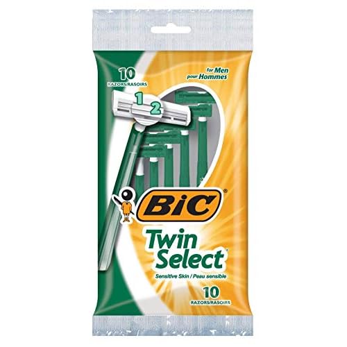 Bic Shaver Mens Twin Select Sensitive 10 Count (Pack of 2)