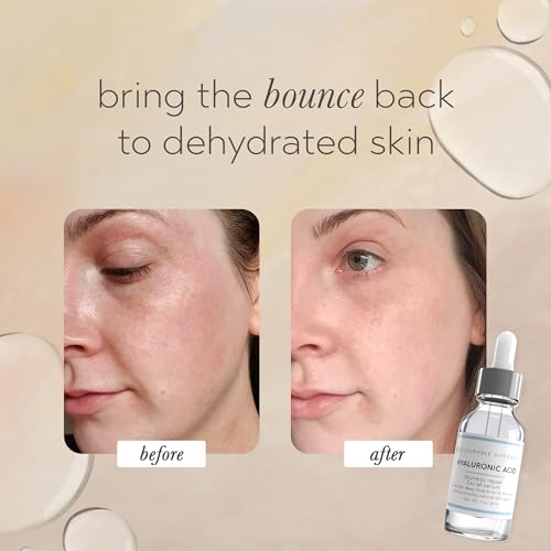 Hyaluronic Acid Serum for Face with Vitamin C, Aloe Vera | Niacinamide Serum for Deep Hydration | Soothing Formula for Anti Aging, Fine Lines & Wrinkles