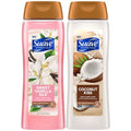 Suave Body Wash Variety 2-Pack, Sweet Vanilla Silk + Coconut Kiss ? Gentle Body Washes with Blend Oil Essence, 18 Oz Ea