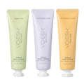 VOESH Vegan Body Creme Trio - Moisturizing Skincare Gift Set, Avocado Oil, Organic Virgin Olive Oil & Natural Extracts, K-Beauty Korean Skincare - (Green Tea, Lavender, Tangerine)