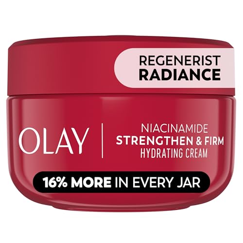 Olay Regenerist Radiance Niacinamide Face Moisturizer: Strong & Firm Cream for Women - Anti-Aging, Anti-Wrinkle, Hydrating & Skin Firming - 2 Oz