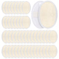 50 Pcs Exfoliating Loofah Pads Bulk, Exfoliating Body Scrubber Natural Luffa Loofah Sponge Pad for Men Women Spa Bath Shower