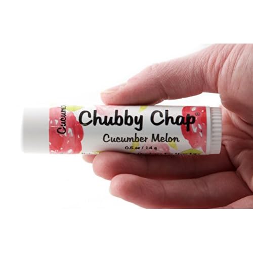 Large Jumbo Natural Lip Balm- 0.5 Ounces Cucumber Melon