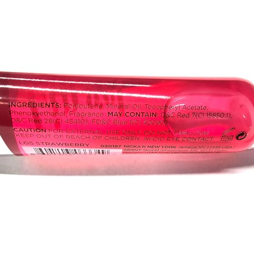 The Make-Up Artist Project 5 Pack Lip Gloss Set of Lip Gels - Clear, Watermelon, Strawberry, Cherry, and Bubble Gum Hydrating Lip Glosses with Vitamin E