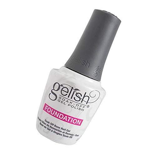 Gelish Harmony 0.5 Fluid Ounce Soak-Off Foundation Gel Nail Polish Base (2 Pack)