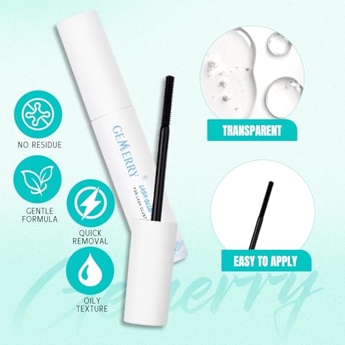 GEMERRY Lash Clusters DIY Lash Extension Kit 60D+80D+100D D Curvature Individual Lashes Eyelash Extension Kit 280 pcs Thin Band Cluster Lash Bond and Seal Tweezers with Lash Remover
