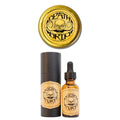 THE VINTAGE GROOMING CO. Death Grip Extra Strong Mustache Wax and Night Fury Mustache Wax Remover Oil Set