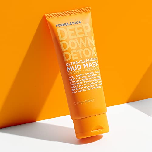 FORMULA 10.0.6 Deep Down Detox Ulta Cleansing Facial MudMask 3.4 fl oz (100ml)