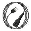 2-Pin USB 6.5 Foot Extra Long Charger Cable for Wahl Magic Clip Senior Sterling-4 Detailer Lithium-Ion Professional Hair Clipper Replacement Power Cord for Wahl 8164 Finale and 8173 Vanish Razors