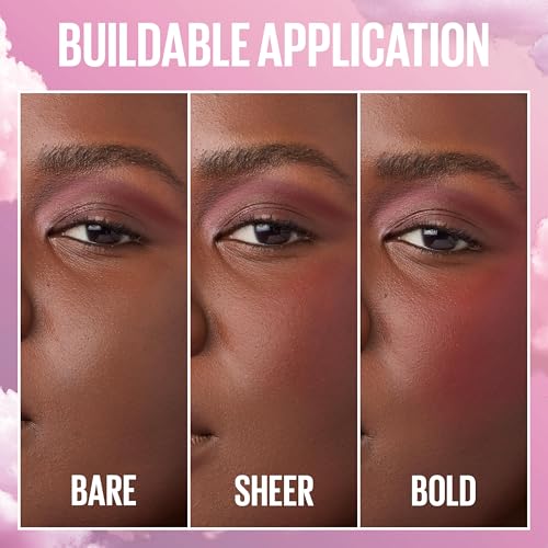Maybelline Cloudtopia Blush for Cheeks and Lip Mousse, Ultra-Vivid, Pigmented Formula for Up to 14HR of Blush and Lip Makeup Color, Toasted Sky, 1 Count