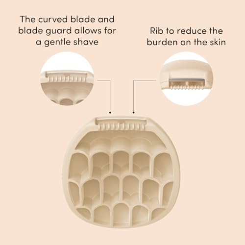 Miness Under Arm Razor, Gentle Beauty Groomer for Hair Removal, Ideal for Sensitive Skin, Japanese Steel Removes Underarm Hair