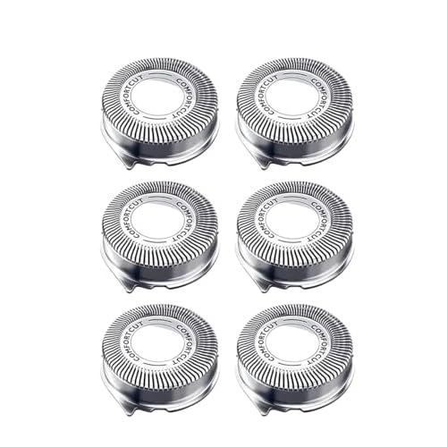 S3000 Replacement Razor Blade Compatible with Philips Norelco Aquatec Shavers,Razor Blades for S3000 Series S3206 S4303.6 Pcs