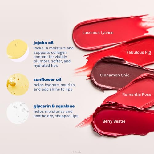 The Cr?me Shop Miffy Lip Stain, Glossy Finish, Long Wear, Formulated with Jojoba Oil, Sunflower Oil to hydrate, soothe, and moisturize lips, Korean formula - Available in 5 Shades (Cinnamon Chic)