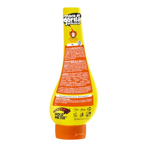 Moco de Gorila Punk, Hair Styling Gel, Reactivate with water, Long-lasting Hold, 3-Pack of 11.99 Oz Each, 3 Squeezable Bottles.