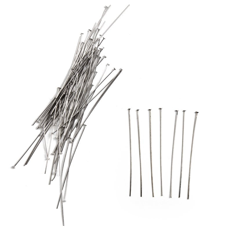Silver Metal Head Pins for Jewelry Making - 315 Pieces, DIY Craft Supplies