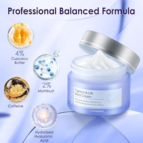Tighten & Lift Neck Cream, with Cupuacu Butter, Matribust, Hyaluronic Acid£¬Caffeine£¬1.7 fl oz,