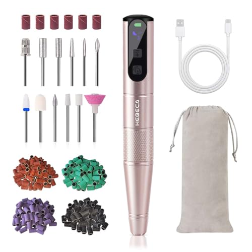 Electric Nail Drill PRO+ HEBECA 240pcs Sanding Bands, 80# 120# 150# 180#