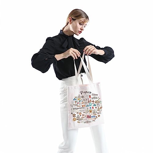 Paris City Tote Bag Paris Travel Gift Paris Gift Welcome to Paris Moving to Paris Gift