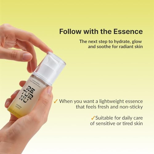 Vitatone Essence, Vitamic C Serum with 5% Niacinamide & Jeju Green Tangerine, for Glass Skin, Clarifying, Radiant Complexion, Fast Absorbing, Korean Skincare (30ml / 1.01 fl. oz)