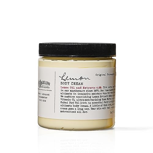 C.O. Bigelow Lemon Body Cream No. 005, 8 oz. & Lemon Lip Cream Trio, 0.5 oz. (Pack of 3)