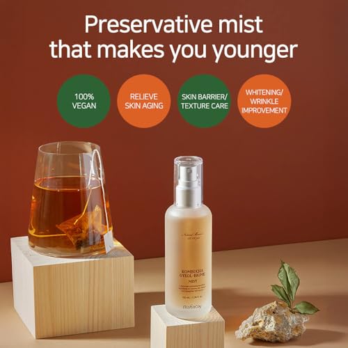 Elishacoy | Kombucha Gyeol-Biome Mist 100 ml / 3.38 fl oz ? Hydrating Face Mist with 506-Hour Fermented Kombucha, Vegan Cooling & Moisture Spray for All Skin Types