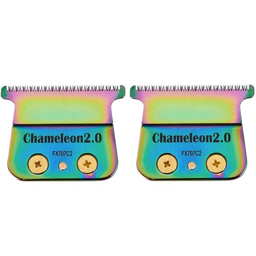 2PCS Replacement Blades Compatible with BaBylissPRO Barberology Replacement Blades for Babyliss Outlining Hair Trimmers (FX787) and LoPROFX Trimmers (FX726)