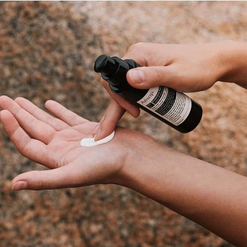 Aesop Avail Body Lotion with Sunscreen SPF50 | Lightweight Moisturizing Sunscreen with Spearmint Leaf and Vitamin E | Broad-Spectrum Hydration and Protection | 5.13 oz