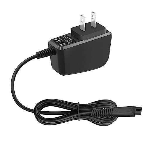 5V 1A Charger for Andis Shavers TS-1 TS-2 17150 17165, 5V 1A Adapter for Andis Foil Shaver Power Cord Compatible for Electric Shaver 5FT/1.5M Black